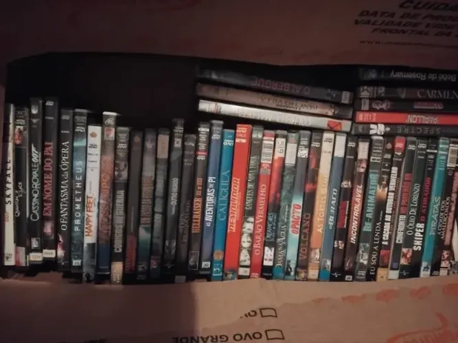 Lote De Dvds Originais Midia Fisica 48 Dvds