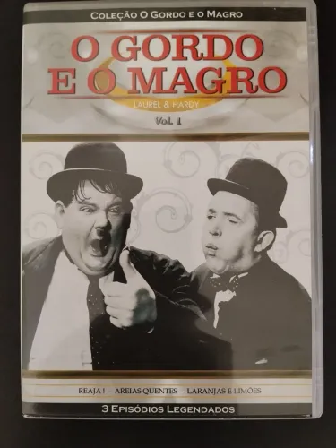 6 dvds O gordo e o magro ( legendado )