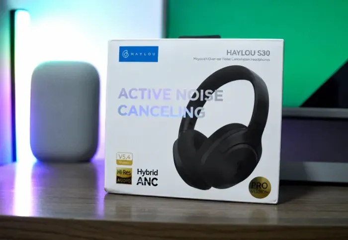 Fone Sem Fio Haylou S30 ANC Bluetooth | Garantia | Bateria de 80h | Pronta Entrega