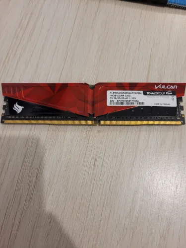 Memória RAM 16gb 3200mhz Vulcan T-Force