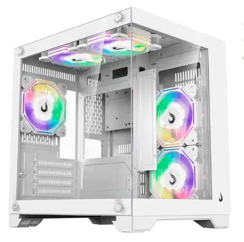 Gabinete Gamer Rise Mode Galaxy Glass M Mini, M-ATX, Vidro Temperado Promoção