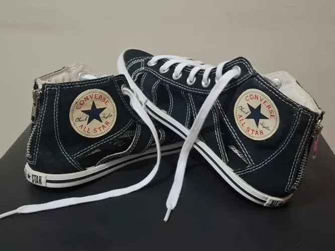 Tênis Feminino Gladiator Mid Converse CT AS All Star Preto USADO TAMANHO 37 - EM BANGU, RJ