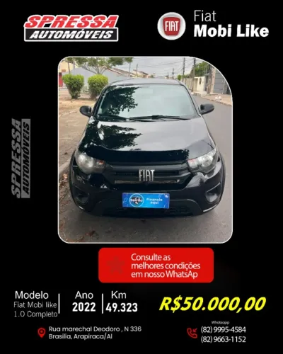 Fiat Mobi Like 1.0 Fire Flex 5P. 2022