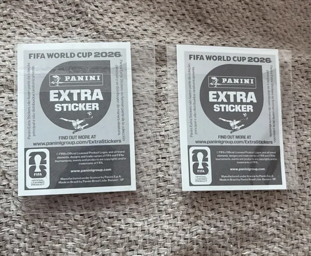 Figurinhas extra copa 2026 bronze