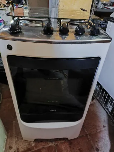 Fogão Consul 4 bocas automático, gás de bujão