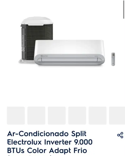 Vendo ar novo inverter comprado em fevereiro com 9btus