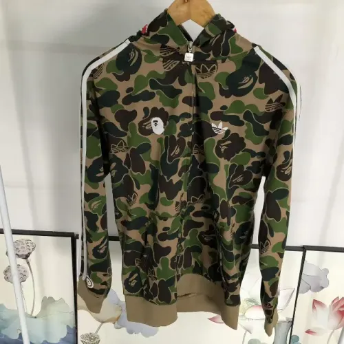 moletom bape x adidas shark camo full zip