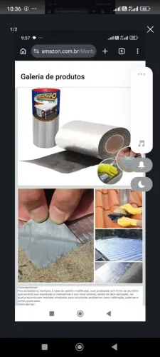 Trabalho com aplicação de manta