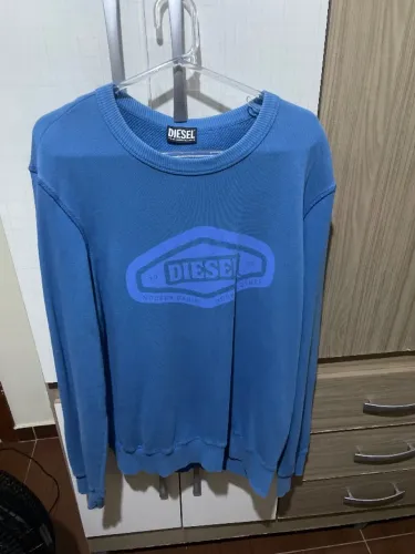 Blusa Diesel Azul Original Masculina Estilosa