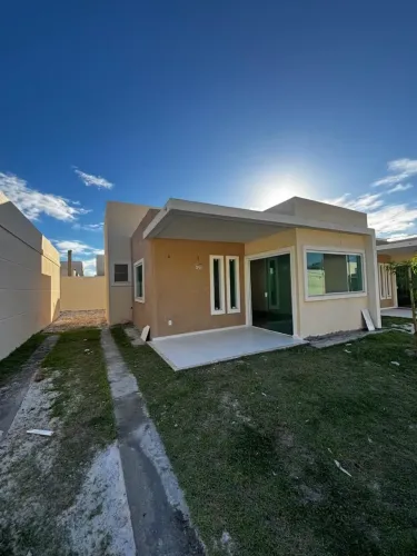 Abrantes casa 2/4, suíte, térrea, sala ampla, com área e infraestrutura de lazer
