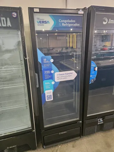 freezer porta de vidro 581L frostfree