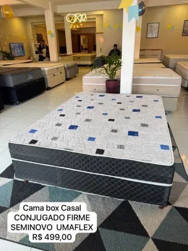 Cama Casal CONJULGADA UMAFLEX SEMINOVA TOP - ENTREGAMOS