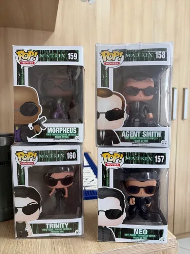 Funko pop Movies Matrix, set completo, novo e com protetor, original  e importado 