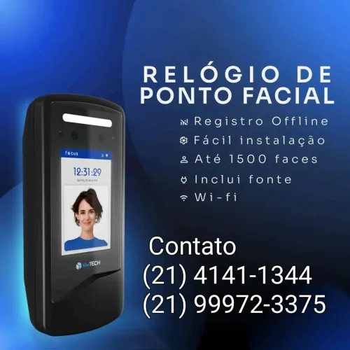 Relógio de ponto Facial