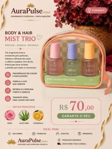 Kit Stella Dustin Body & Hair Mist Trio 3x60ml