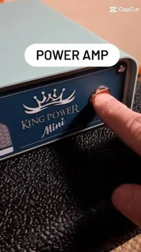 Power amp Poweramp Rox Stage King Power Mini para Ligar Pedaleira Gabinete Guitarra