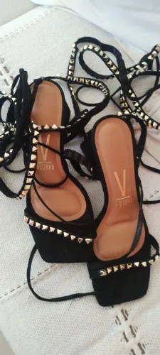 Sandália Vizzano Gladiadora salto Bloco N36