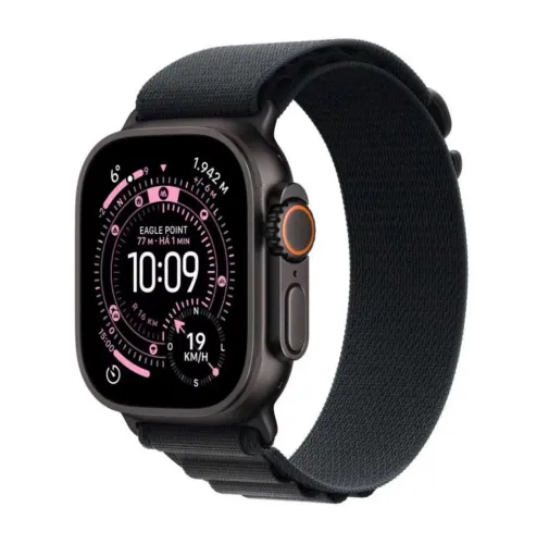 Apple Watch Ultra 3 GPS + Cellular - 49 mm - Pulseira Loop Alpina preta