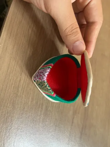 Porta Joias em Couro Formato Coração Compacto 