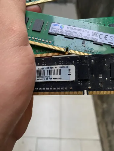 MEMORIAS RANS DDr2 e DDr3 4gb