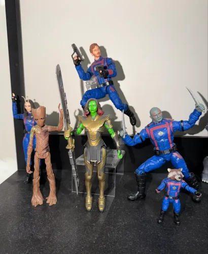 Lote guardiões da galáxia marvel legends