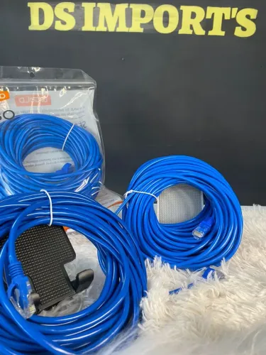 Cabo de rede internet cat5 10, 20 ou 30 metros