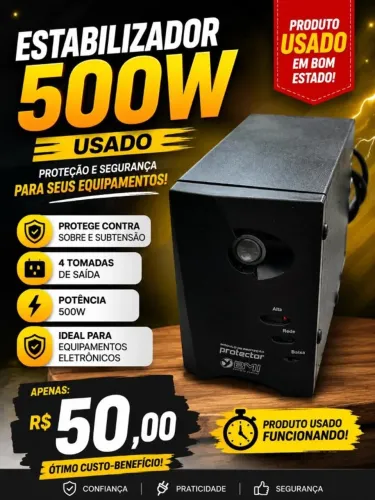 Estabilizador 500W (Usado)
