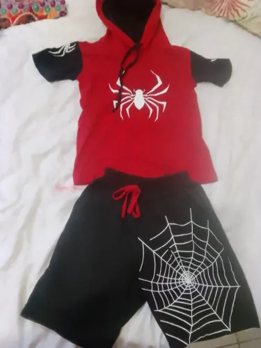 Conjunto infantil homem aranha