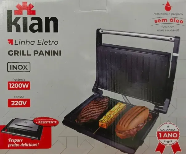 GRILL PANINI 1200W PT 220V REF: 24500