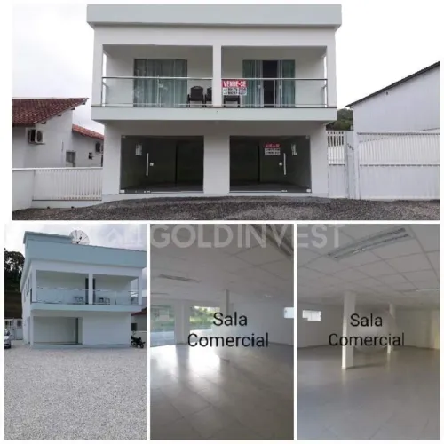 Imóvel disponível para venda, bem localizado no centro de Guabiruba, com rua pavimentada n