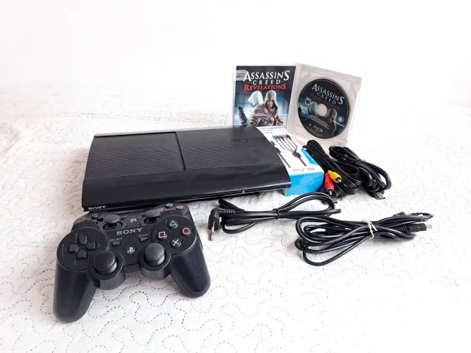 PS3 Super Slim COMPLETO com desbloqueio HEN e os melhores jogos