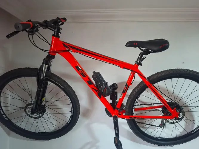 Bicicleta Aro 29 GTA NX11 21V Shimano Tourney Freio a Disco - Vermelho+Preto