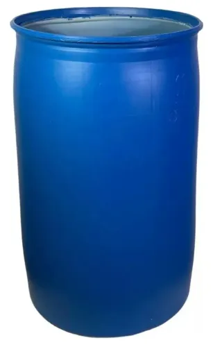 Tambor plástico 200 litros Azul UsadO