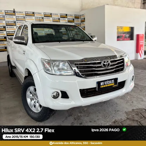 Toyota Hilux CD SRV 4X2 2.7 Flex 16V Aut. 2015