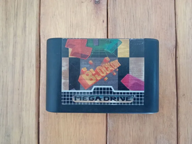 Cartucho para mega drive blockout