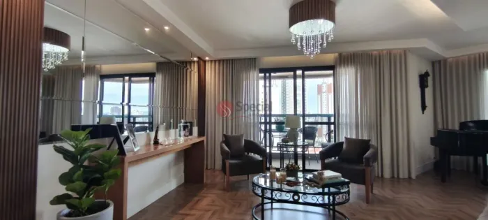 Apartamento mobiliado para locação no Anália Franco, 4 dormitórios e 3 vagas.