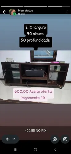 Rack de maderia legítima