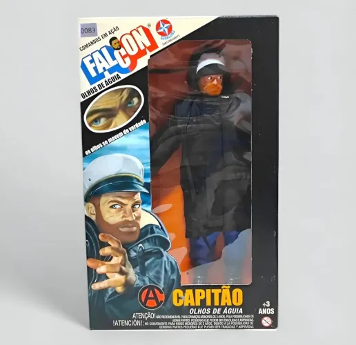 Boneco Falcon Capitão Olhos de Águia Lacrado Estrela