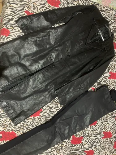 Jaqueta e Calça de Couro