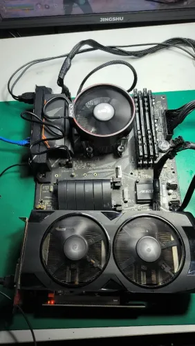 Kit AMD Ryzen 7 2700 + Gigabyte B550M AORUS ELITE + RX 480 4GB + 16GB DDR4