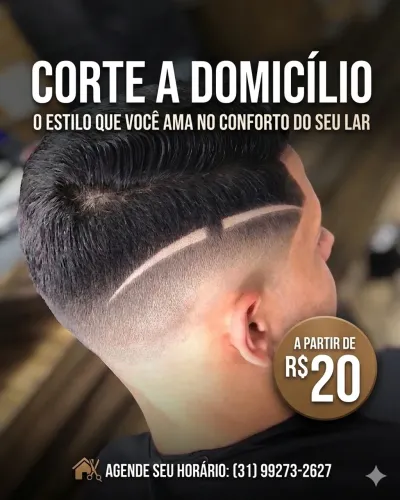 Corte seu cabelo a domicílio qualidade e preço ótimo em Araguaína 