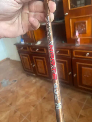 Vara de pesca com molinete 