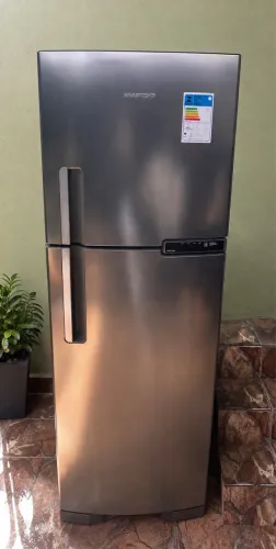 Geladeira inox Brastemp BRM44 Frost Free - Funcionando Perfeitamente 375L