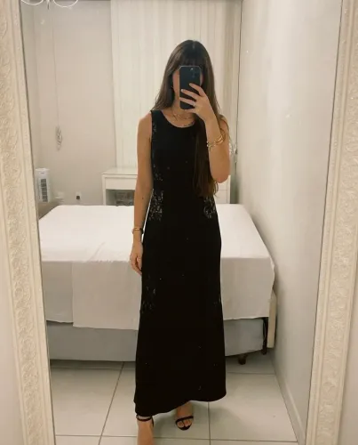 Vestido longo Amíssima 44