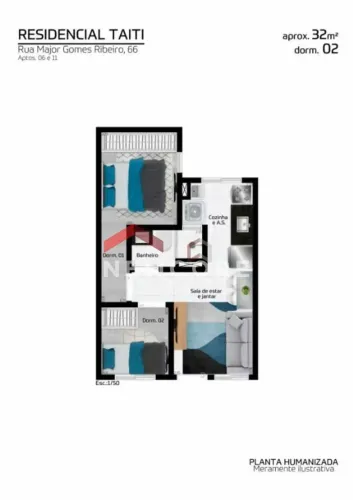 Apartamento em Rua Major Gomes Ribeiro - Vila Santa Teresa (Zona Leste) - São Paulo/SP