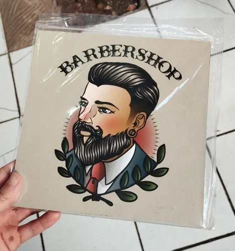 Quadro Placa Barbearia
