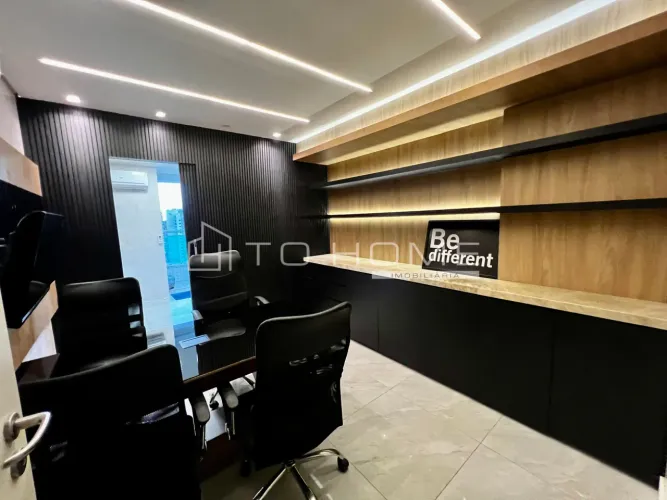 SALA COMERCIAL A VENDA NO CAMBEBA PORTEIRA FECHADA COM 26M TODA MOBILIADA
