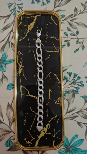 Pulseira prata 925 3x1