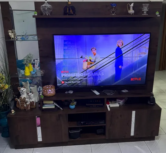 Estante Home 2,30m para Tv de até 55 polegadas 