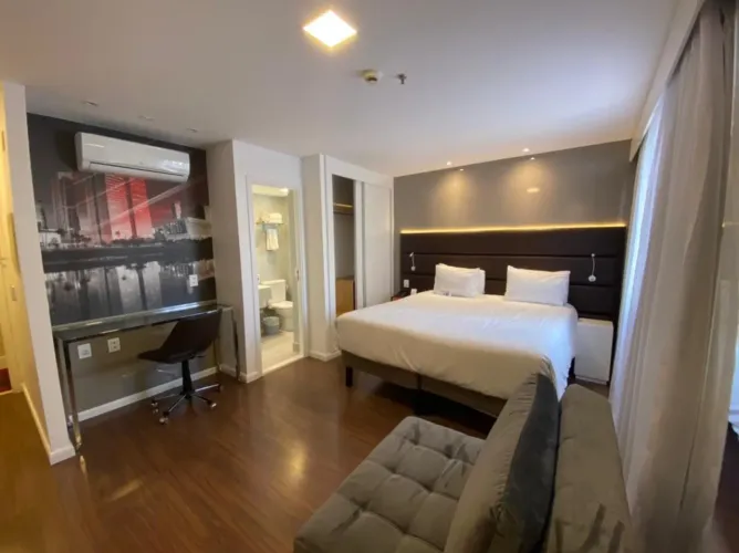 Flat para venda em Vila Olímpia com 1 quarto, sendo 1 suíte, 29m²